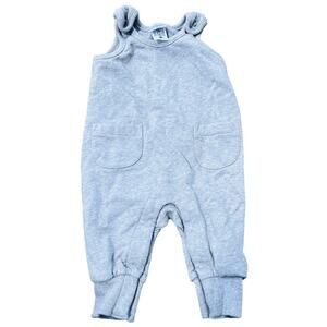 🐻 Hanna Andersson Gray Romper 3–6M Organic Cotton Baby One-Piece Outfit